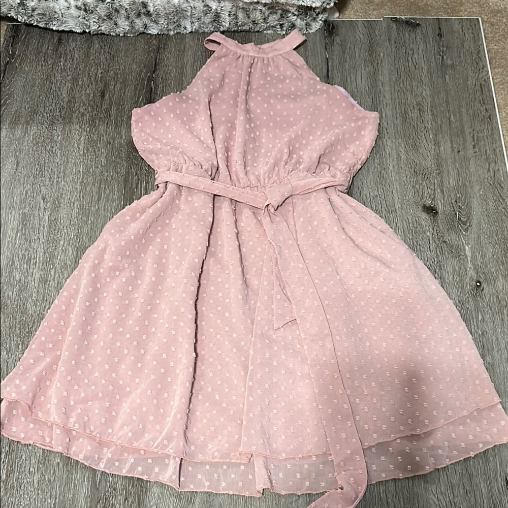 Pink Polka Dot Dress